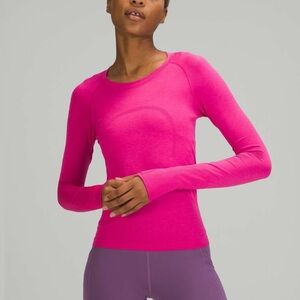 Lululemon Swiftly Tech Long Sleeve Shirt 2.0 *Race Length Sonic Pink